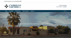 Desktop Screenshot of carrillolawpc.com